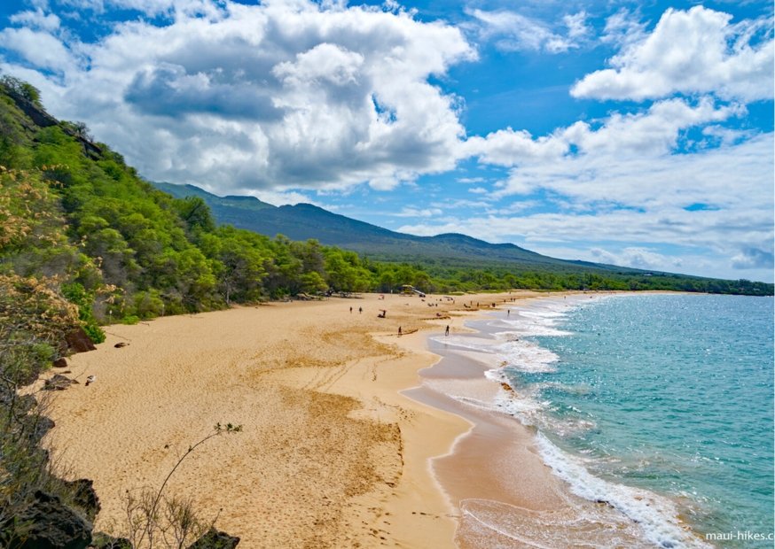 Makena beach in Wailea Maui